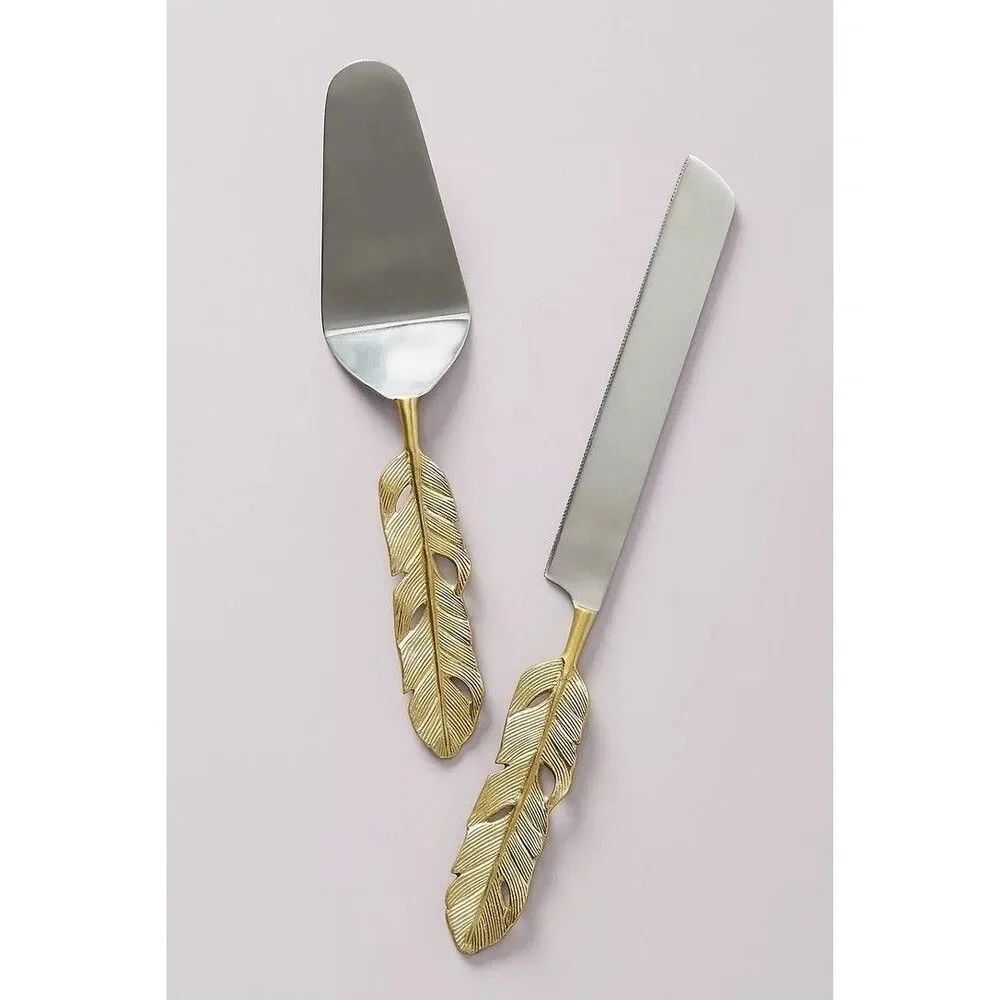 Anthropologie Isabella Serving Set Cake Cutter Slicer NEW